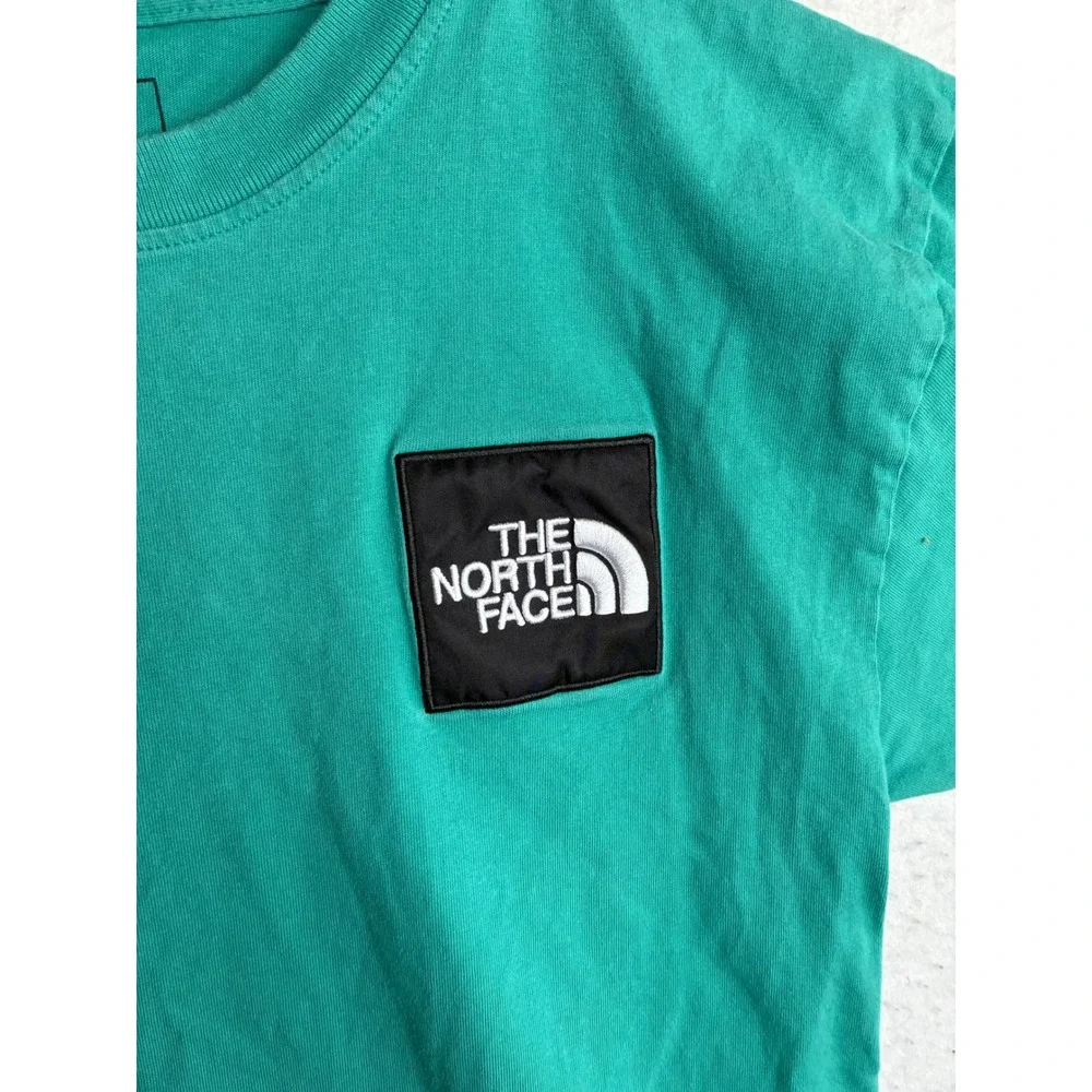 The North Face Mens Moab Graphic Box Logo T-Shirt Teal Green XS AXBP631